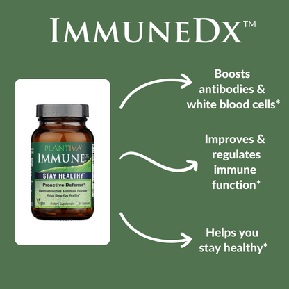 ImmuneDx 60-Cap Bottle, Vegan